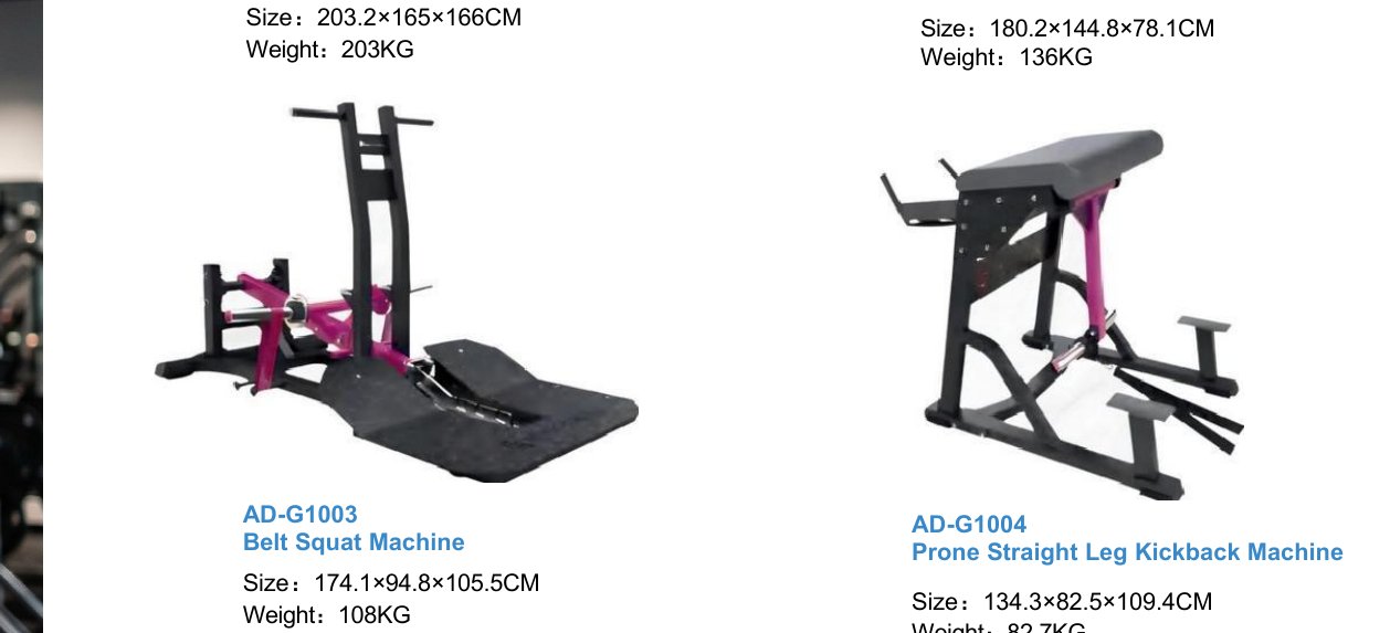 Prone Straight Leg Kickback Machine
