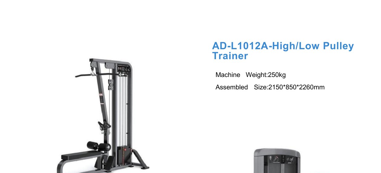 High/Low Pulley Trainer