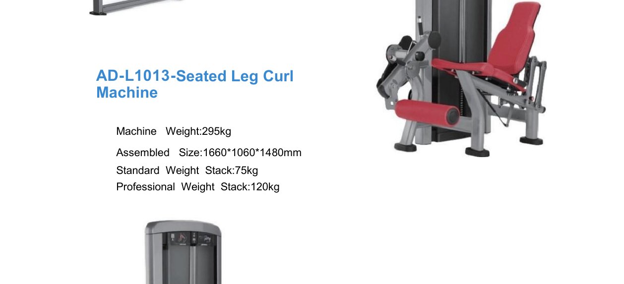 Seated Leg Extension Machine