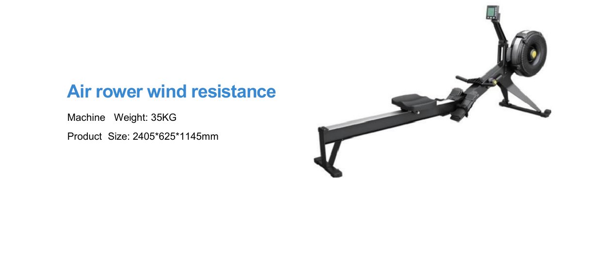 Air Resistance Rowing Machine