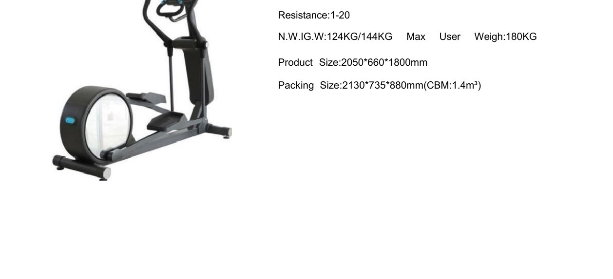 Commercial Elliptical (Self-Generating)
