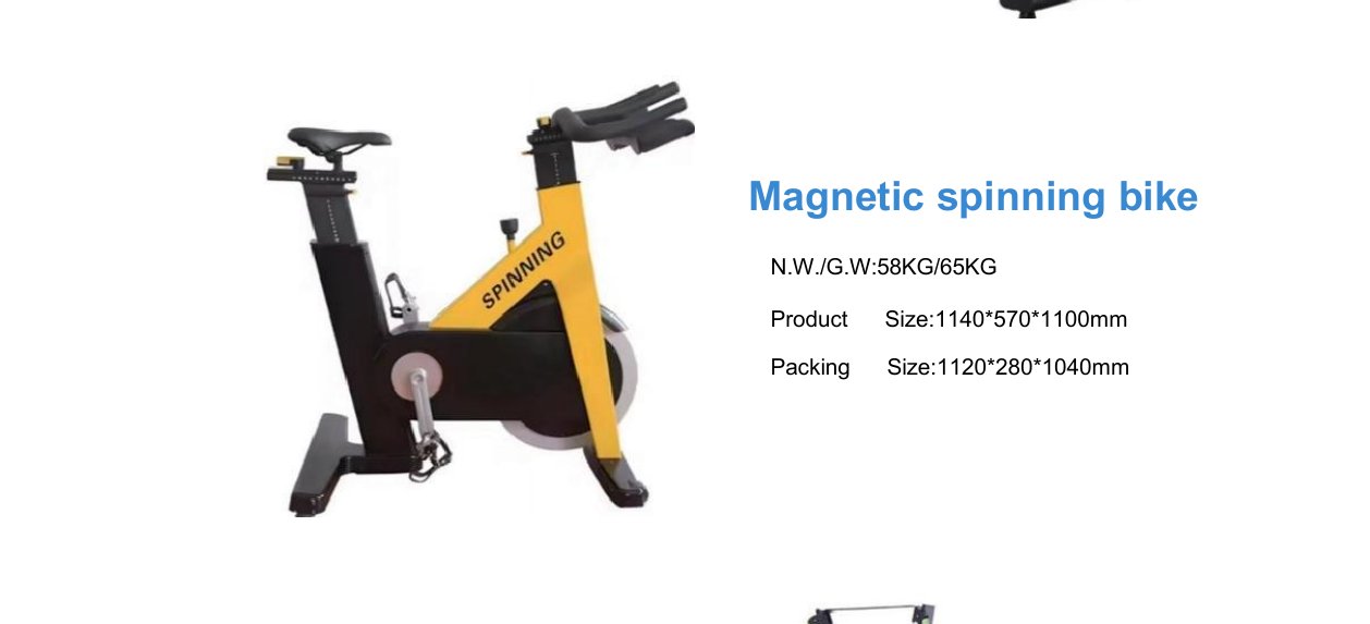 Magnetic Spinning Bike Pro