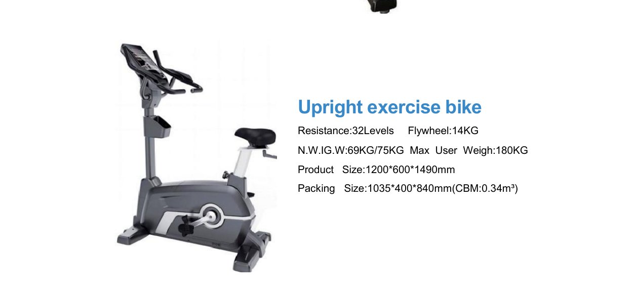 Commercial Upright Bike (Self-Generating)
