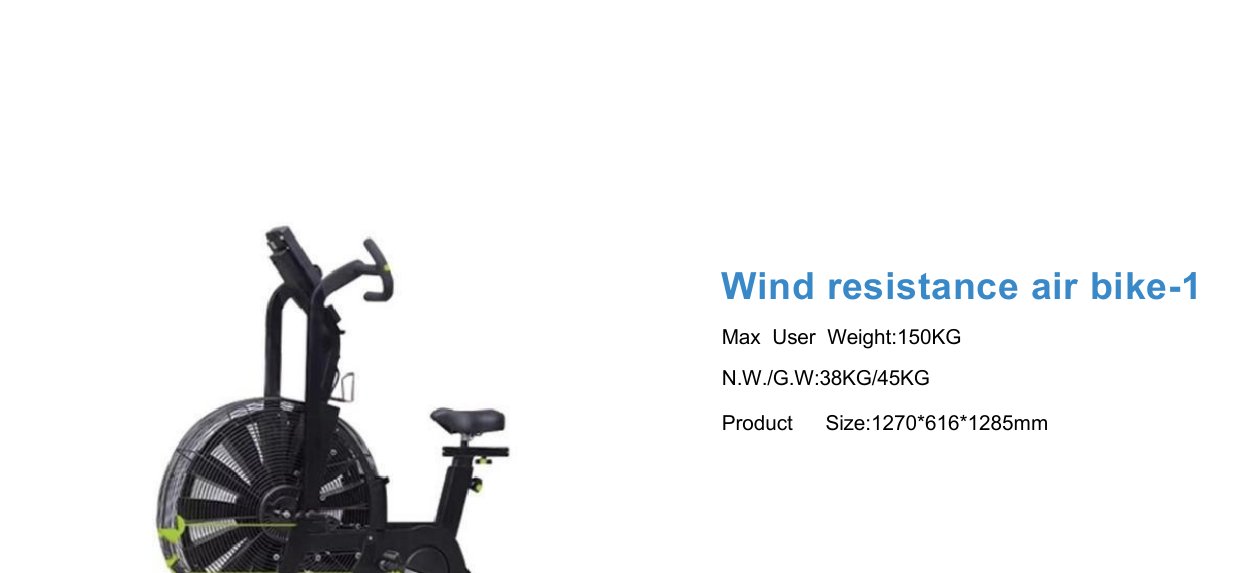 Wind Resistance Air Bike